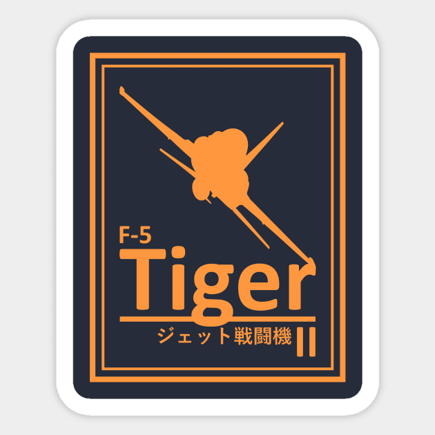 F-5 Tiger II Sticker by TCP